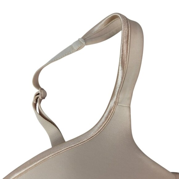Vanity Fair Body Caress Bra Tan 38DD Full Coverage Lightly Lined Underwire 75335 - Picture 4 of 9